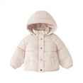 thumbnail image 1 of LWNYDPLSD Baby Boy Jacket 9-12 Months 5t Winter Coat Infant Jacket Thanksgiving Outfit Baby Girl 12-18 Months Boys Black Hoodie Size 14-16 Toddler, Pink 18-24 Months, 1 of 8