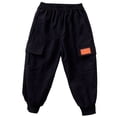 thumbnail image 1 of LWNYDPLSD Baby Boy Pants 3-6 Months Girls Pants Size 7 Girls 8 Girls Stretch Pants Toddler Boy Red Pants Clothes Girls Toddler 2t Boys Clothes, Black 6-7 Years, 1 of 4