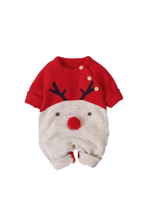 Baby Jacket 3-6 Months Bear Coat Ski Jacket Thanksgiving Outfit Baby Boy Toddler Christmas Tops Boy Outfit Fall Clothes for Baby Girl, Red 3-6 Months