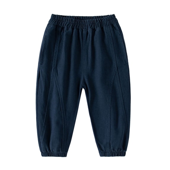 LWNYDPLSD Basketball Pants Work Pants Pantalones De Mujer Jeans Baby Gifts for Girls 7t Girls Clothes Office Clothes Boys Clothes Size 14-16 Youth, Navy 2-3 Years