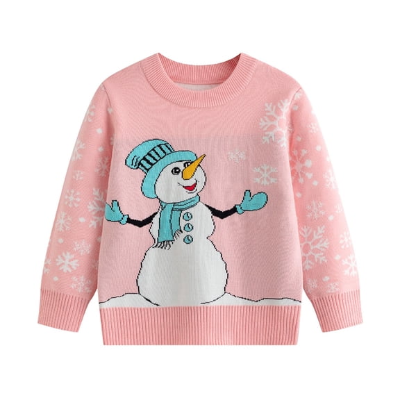 LWNYDPLSD Christmas Long Sleeve Shirt Black Tshirt Girls Tshirt White Top 10/12 Girls Clothes Size 6 Boys Clothes Baby Girls Girls Size 5 Clothes, Hot Pink 18-24 Months
