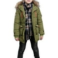 thumbnail image 1 of LWNYDPLSD Fleece Jacket Kids Boys Winter Jackets Size 14-16 Winter Coat 4t Puffer Coats Youth Hoodies Girls Youth White Hoodie Girls Clothes Size 10, 11-12 Years, 1 of 7