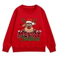 thumbnail image 1 of LWNYDPLSD Funny Christmas Tshirts Teen Long Sleeve Tops Kids Sweatshirts Juniors Tops Tween Girls Clothes Baby Girl Newborn Clothes Boy Clothes 4t, Red 5-6 Years, 1 of 6