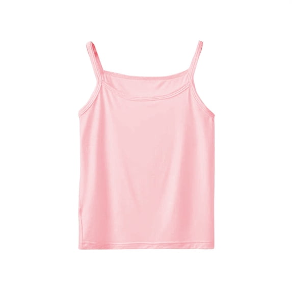 LWNYDPLSD Girls Lightweight Tank Top Kids Sleeveless Undershirts Tops Teens Girl Basic Dance Yoga Training Vest Tweens Indoor Casual Clothes