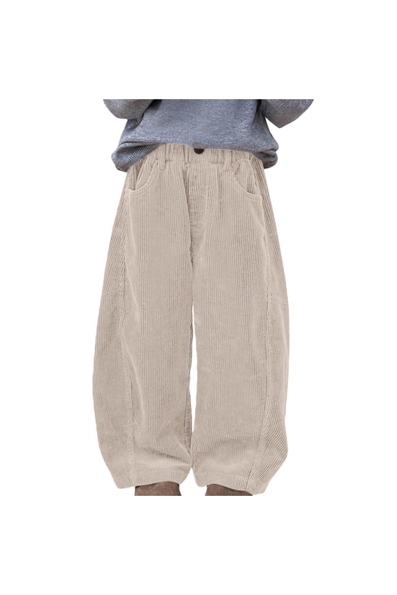 Khaki Pants for Girls 2t Pants Girls Size 8 Pants Kick Flare Pants 14-16 Girls Clothes Teen Clothes 10/12 Girls, Beige 5-6 Years