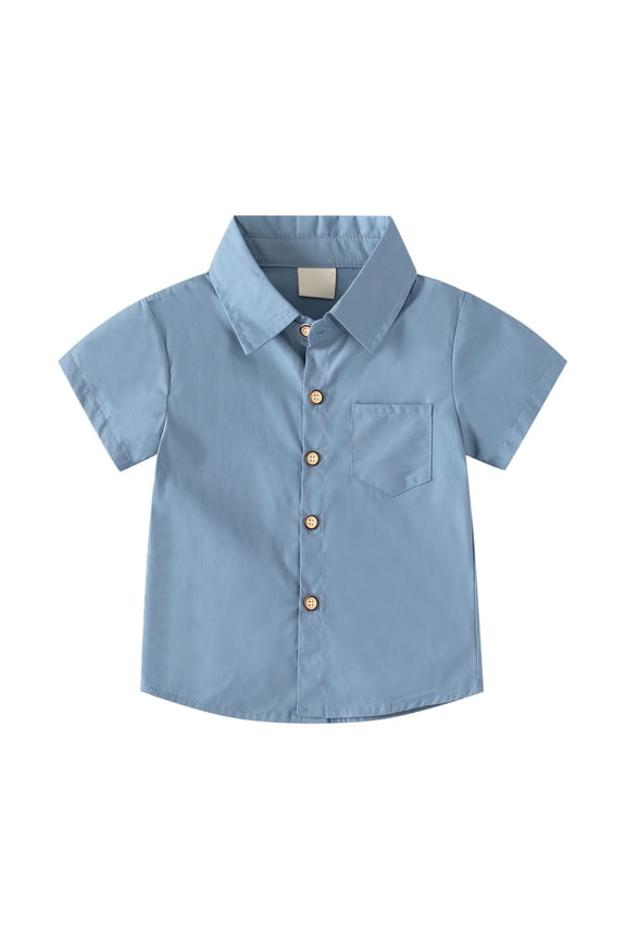 Pink Shirt for Boys T Shirt Pack Toddler Shirts 18 Months Boy Clothes Toddler Boy Boy Size 6 Clothes for Kids Boys Clothes Size 7, Blue 7-8 Years