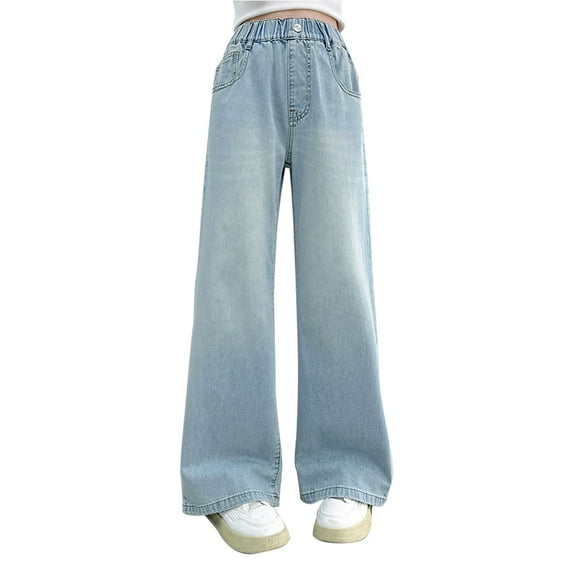 LWNYDPLSD Ripped Jeans Kids Stretchy Work Pants 3t Girl Pants Girls Sweatpants Size 10-12 10 Year Old Girl Clothes Junior Girls Clothes Yoga Clothes Trendy Clothes for Teen Girls 10-12