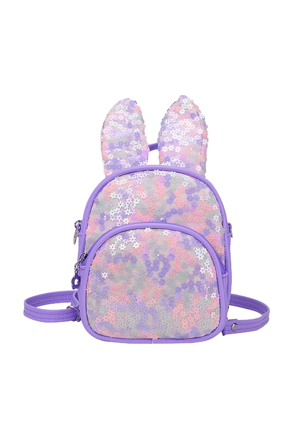 Sequin Backpack for Women Cute Aesthetic Small Backpack Youth Women Trendy Going Out Backpack High School Student School Starts Gift