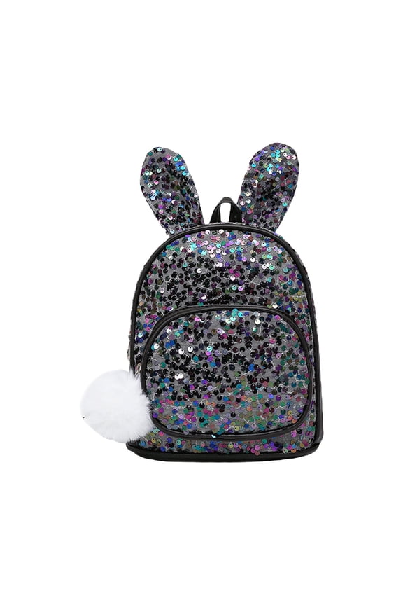 Sequin Backpack for Women Cute Panda Multi Color Backpack Trendy Aesthetic Going Out Backpack for High School College Student