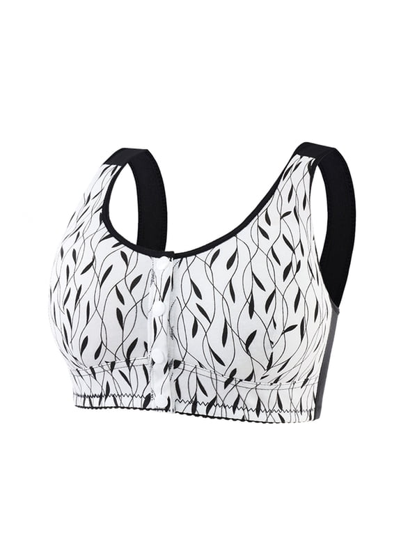 Sports Bras for Women Bras for Women Front Closure Lightly Lined No Underwire T Shirt Bras for Everyday Full Coverage Comfort Supportive Bralette Workout Clothes for Women Black 60