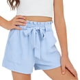 thumbnail image 1 of LWNYDPLSD Sports Shorts for Girls High Waist Lightweight Casual Shorts Teens Trendy Quick Dry Sweatshorts Kids Outdoor Active Summer Clothes, 1 of 5