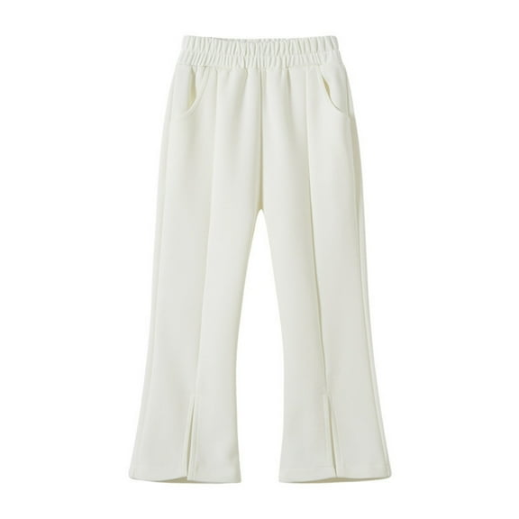 LWNYDPLSD Sweatpant School Uniform Pants for Boys 4t Black Pants Boys Baby Clothes Girls Clothes Size 8-10 2t Boy Clothes Baby Girls 10-12 Clothes, White 8-9 Years