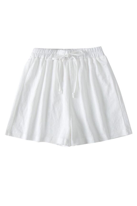 Sweatshorts Girls Clothes Size 7-8 Newborn Clothes High Waisted Yoga Shorts Tan Shorts Junior Clothes for Teen Girls Red Athletic Shorts, White 7 Years