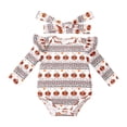 thumbnail image 1 of LWNYDPLSD Toddler Girl Overalls Newborn Halloween Outfit Girl Ballet Outfit for Girls 4-6 Toddler Clothes for Boys 2t Baby Clothes Boys 3-6 Month, Orange 12-18 months, 1 of 5