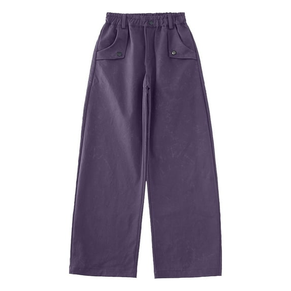 LWNYDPLSD Toddler Rain Pants Sweatpants Teens Boys White Pants Size 10-12 Infant Baby Girl Clothes Work Gifts 90 Off Clearance Sale Boys Clothes Size, Purple 14-15 Years