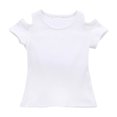 thumbnail image 1 of LWNYDPLSD Top Kids Gifts Undershirt Kids Yellow Shirt Shirts for Girls Cute Clothes for Size 7 Girls Clothes Size 6 Girls Baby Girl Clothes 6-12, White 12-18 Months, 1 of 9