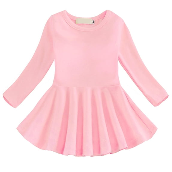 LWNYDPLSD Wedding Guest Dresses Holiday Dress White Cocktail Dress Little Girl Christmas Dress Toddler Girl Clothes 4t Christmas Clothes for Kids, Pink 6-9 Months