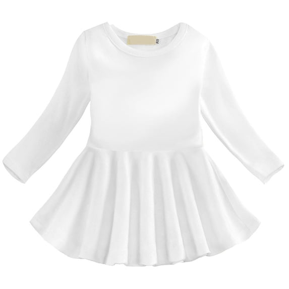 LWNYDPLSD Wedding Guest Dresses Holiday Dress White Cocktail Dress Little Girl Christmas Dress Toddler Girl Clothes 4t Christmas Clothes for Kids, White 9-12 Months