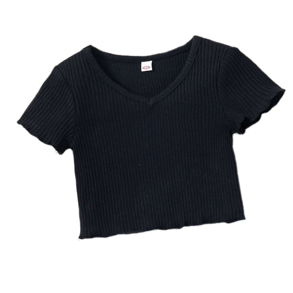 LWNYDPLSD White Kids Tshirt Toddler Undershirts Kids Undershirts Orange Shirt Girls Clothes Girls Size 8-10 Girls Size Size 12, Black 1-2 Years