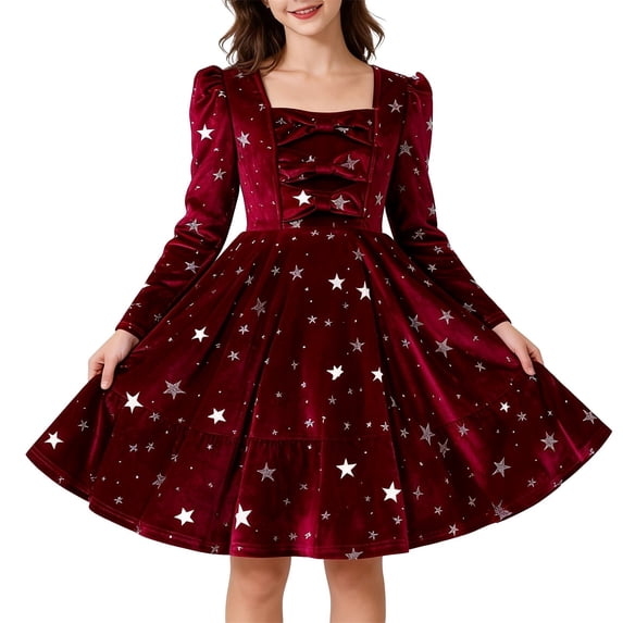 LWNYDPLSD Xmas Dress Newborn Christmas Dress 6t Christmas Baby Clothes 12 Month Girl Clothes Toddler Girl 3t Baby Girl Winter Outfits, 2-3 Years