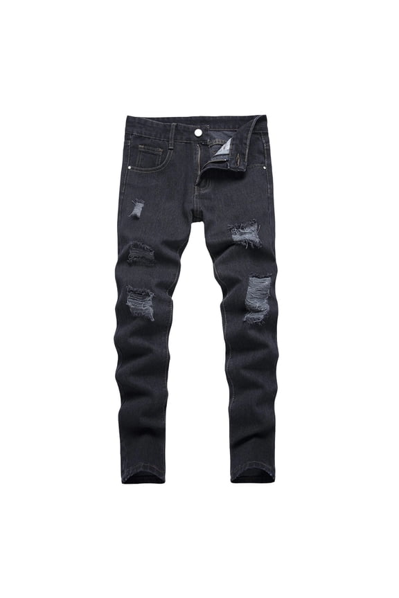 Y2k Baggy Jeans Tall Jeans Boys' Pants Black Flare Pants Clothes for Boys Clothes Size 8 9 Year Old Clothes, Black 15-16 Years