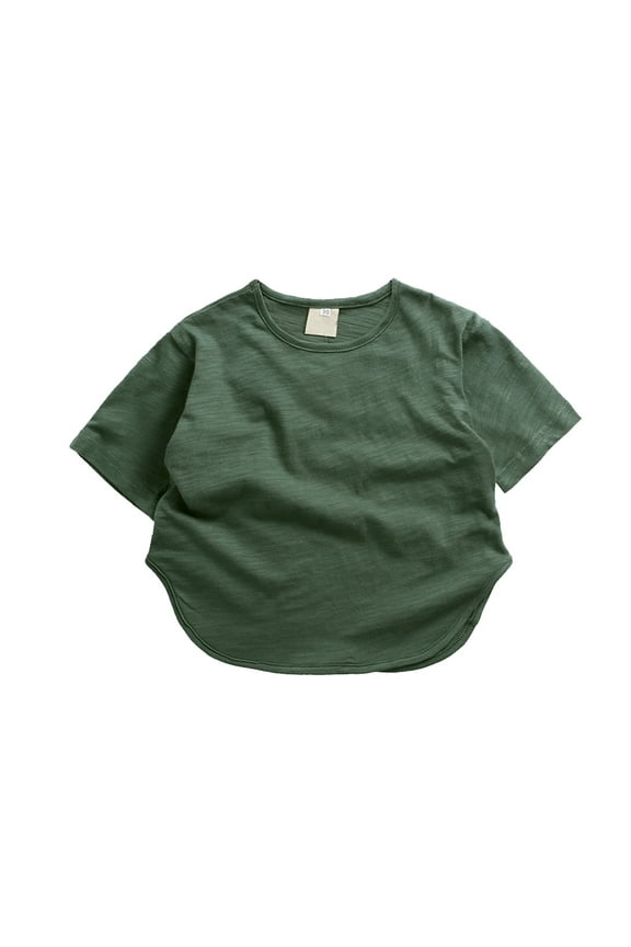 Y2k Top Teen Tops Bulk T Shirts Toddler T Baby Clothes Newborn New Born Baby Baby Boy Clothes 3-6 Months, Green 3 Years