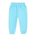 thumbnail image 1 of LWNYDPLSD Youth Xl Sweatpants Boys Size 10 Sweatpants Thermal Pants for Kids Newborn Baby Clothes Mother Birthday Gifts Boy Clothes Size 10-12 18, Blue 4-5 Years, 1 of 5
