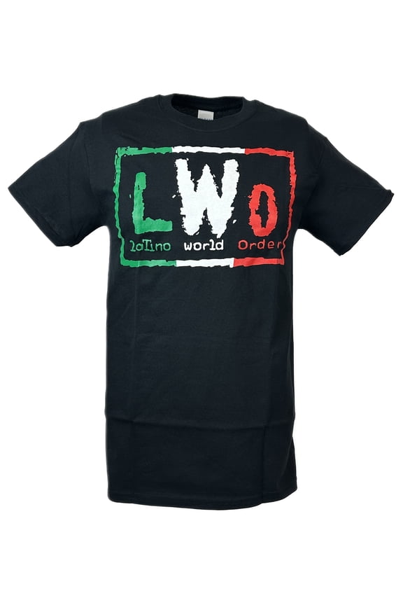 LWO Latino World Order WCW NWO Mens Black T-shirt 4XL