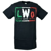 LWO Latino World Order WCW NWO Mens Black T-shirt S