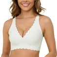 thumbnail image 1 of LWP No Underwire Soft Wireless Seamless Comfort Smoothing Wavy Bras for Women, 1 of 11