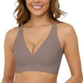 thumbnail image 1 of LWP No Underwire Soft Wireless Seamless Comfort Smoothing Wavy Bras for Women, 1 of 11