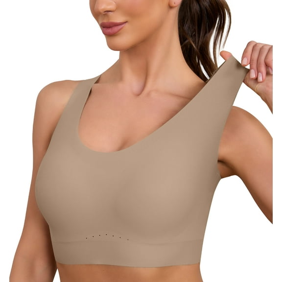 LWP Sports Workout Bra Push up Breathable Everyday Criss-Cross Back Comfortable No Underwire Yoga Bras for Women