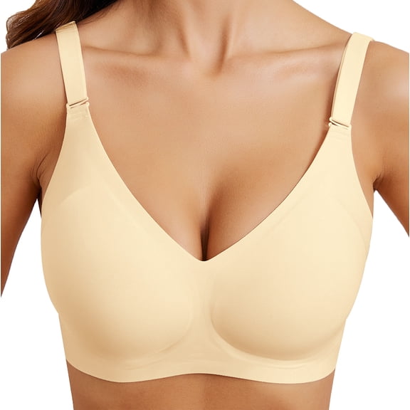 LWP Women's Soft No Underwire Comfort Bra Lightly Support Everyday Bra for Women
