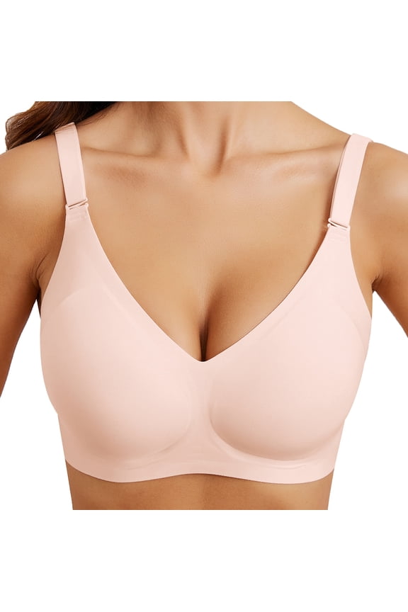 Women's Soft No Underwire Comfort Bra Lightly Support Everyday Bra for Women