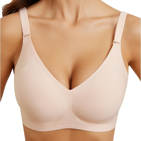 LWP Women's Soft No Underwire Comfort Bra Lightly Support Everyday Bra for Women