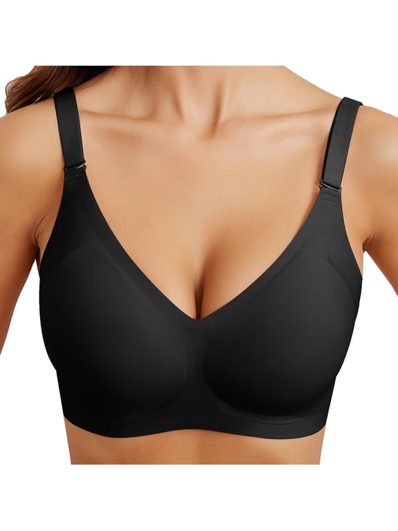 Women's Soft No Underwire Comfort Bra Lightly Support Everyday Bra for Women
