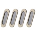 thumbnail image 1 of LWVITH 4 Pack Self-Stick Door Handles, 4 Inch Sliding Door Stick Aluminum Alloy Self Adhesive Flat Finger Pulls, No Drill Cabinet Knobs for Drawer, Sliding Glass/Screen/Barn/Closet/Balcony Doors, 1 of 8