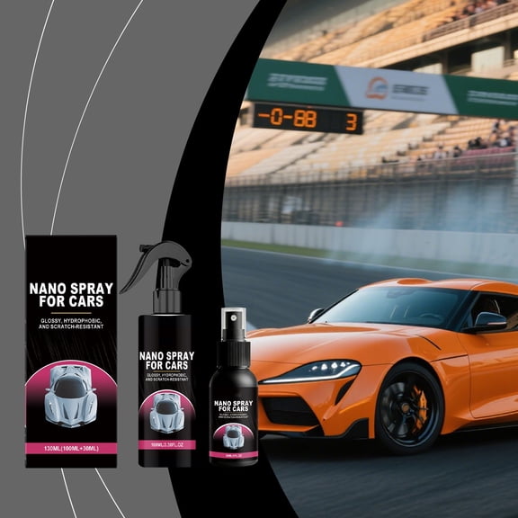 LWVITH Automotive Nano Ceramic Coating Spray, Advanced SiO2 Formula for Long-Lasting Gloss & Rust Prevention, Paint Protection Sealant for Car Exterior Detailing, Polish & Wax