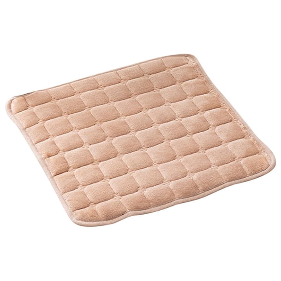 LWVITH Flannel Seat Cushion, The Gripper Non-Slip Rocking Chair Cushion Thick, Includes Seat Pad & Back Pillow with Ties for Indoor Living Room Rocker, Comfortable Square Seat Cushion for Adult