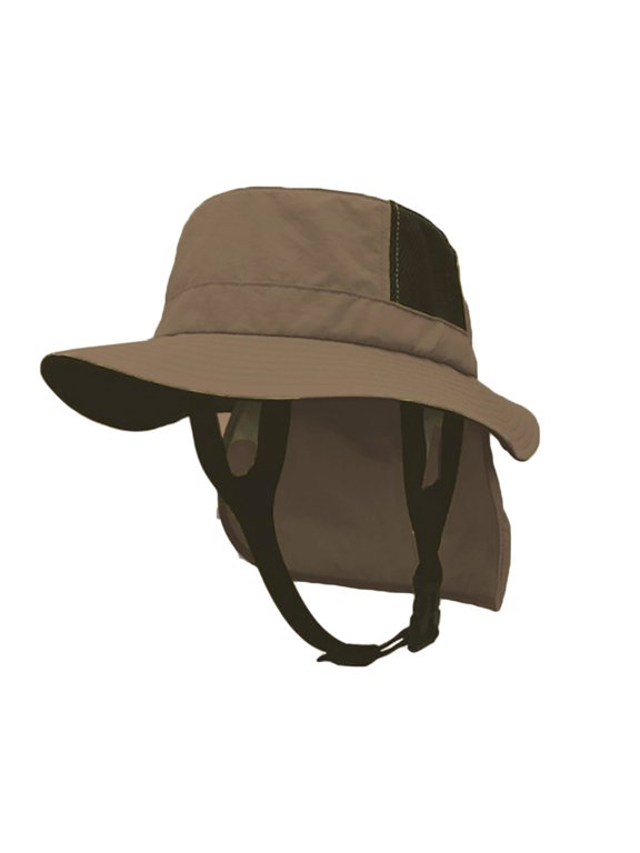 Fluorescent Waterproof Sun Hat for Surfing & Fishing, Men and Women Wide Brim Bucket Hat, Breathable Nylon Outdoor Cap for Beach Boating Hiking, Adjustable Strap, 22" Head Circumference