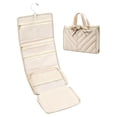 thumbnail image 1 of LWVITH Hanging Travel Jewelry Organizer with Zipper Pockets, Large Capacity Foldable Jewelry Case for Necklaces Earrings Rings Bracelets,Waterproof Nylon Jewelry Roll Bag with Clear Panels for Women, 1 of 6