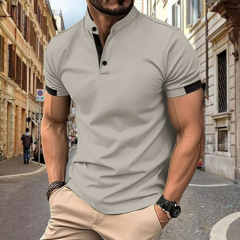 Short sleeve mens dress shirts clearance 2025