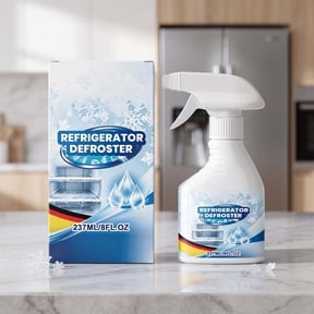 LWVITH Refrigerator Defroster Spray for Freezer and Fridge, Quick-Acting Frost Remover, Non-Corrosive, Safe for Plastic Metal Rubber Seals, Ice Melter for Deep Freezer Mini Fridge Cooler, 8 Oz