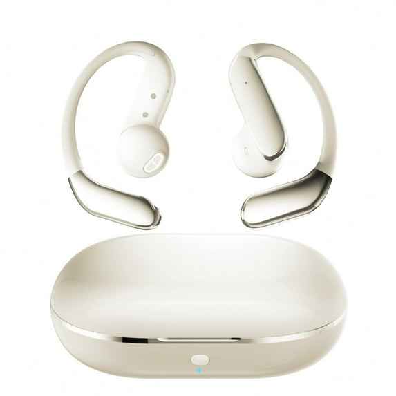 LWVITH Translated OWS True Wireless Bluetooth Headphones 5.4 Chip Open Ear Design, Fingerprint Touch Control Noise Canceling Sports Games Earbuds Long Battery