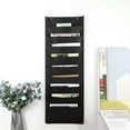 thumbnail image 1 of LWVITH Wall Mounted File Organizer with Grommets,Hanging File Folder for A4 Letter Size Documents, Wall Door or Table Storage for Home Office School, Portable Magazine File Holder (43x15 Inches), 1 of 6