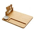 thumbnail image 1 of LWVITH Wooden Charcuterie Board Cheese Platter Set with Knives, Large Serving Tray for Meat Cheese Fruit, Party Appetizer Cutting Board, Elegant Entertaining Gift for Hosts, 1 of 6