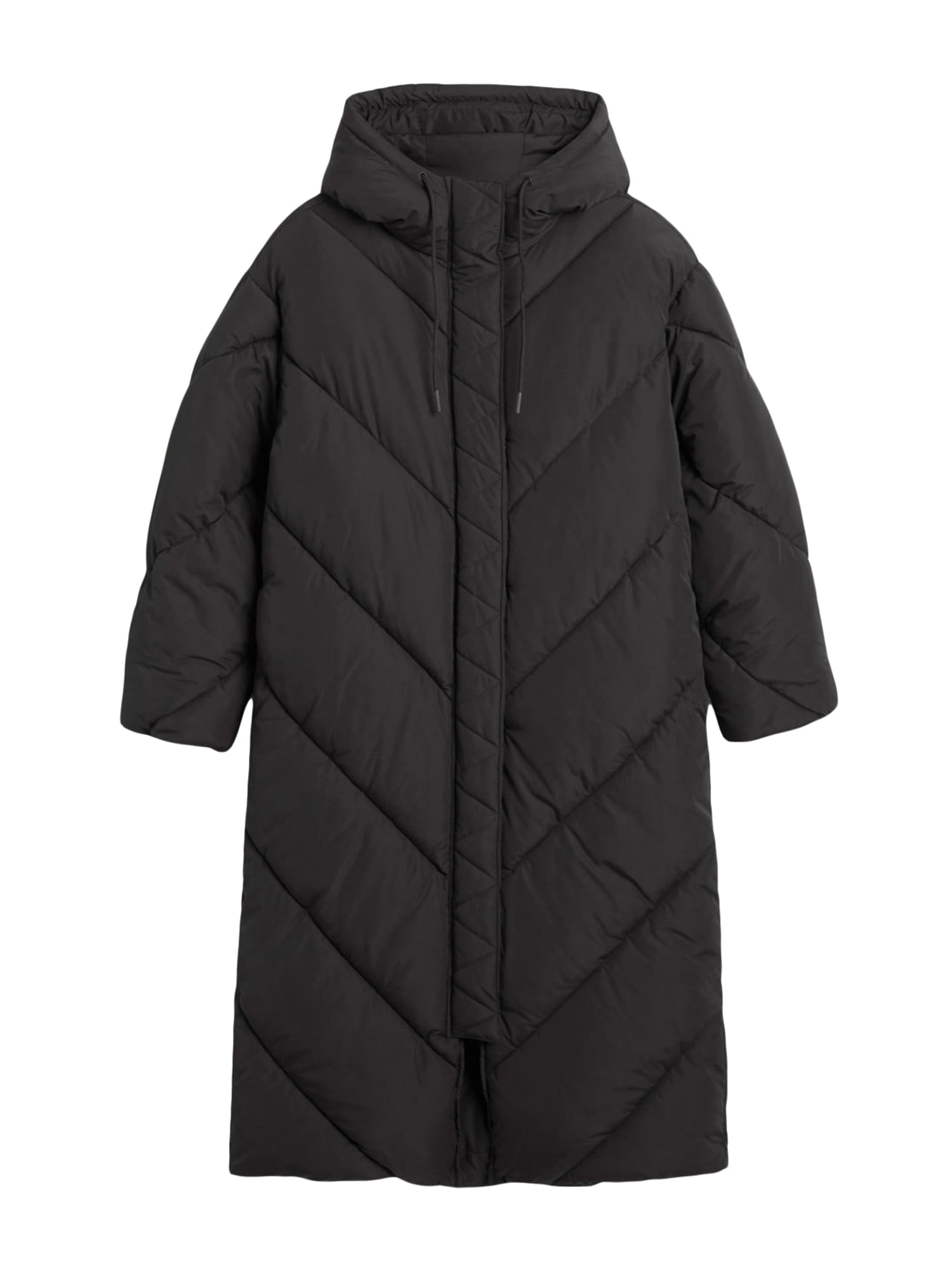 LWXQWDS Women's Heavyweight Quilted Knee Length Puffer Jacket Long