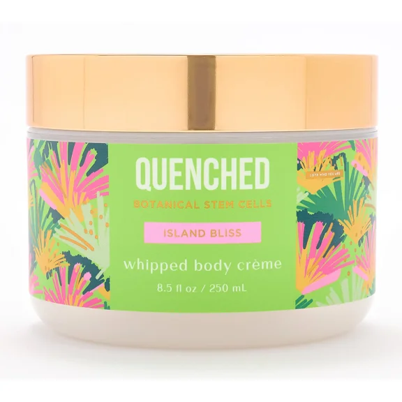 LWYA Quenched Botanical Stem Cells Island Bliss Whipped Body Crme, Deeply Hydrating Body Moisturizer, 8.5 fl oz