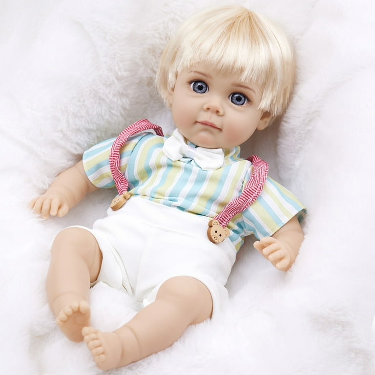 LWYBAODAN 14 Inch Baby Doll Pink Dolls with clothing (As shown