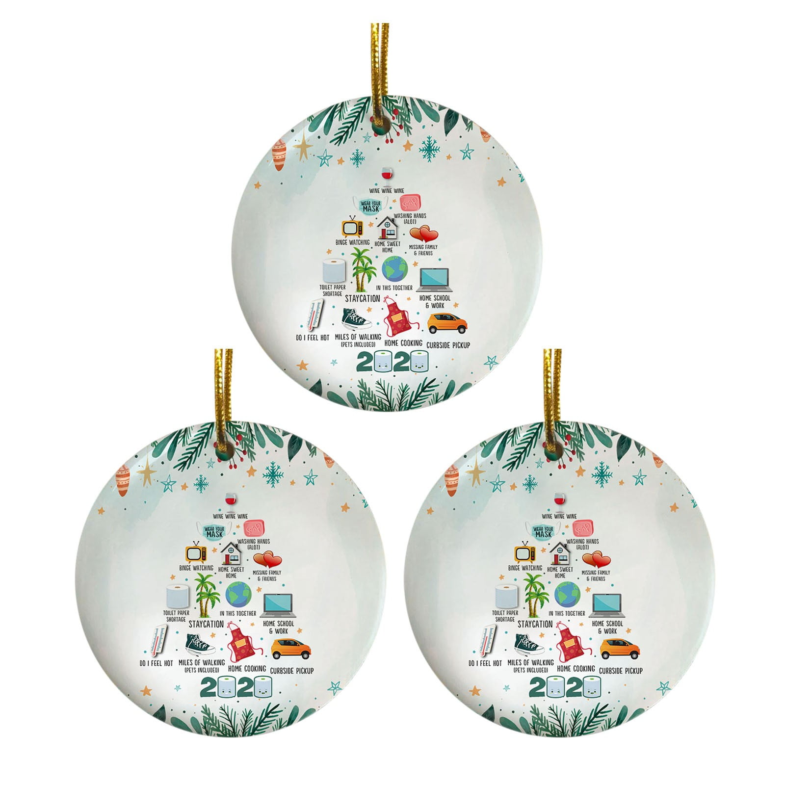 LWZWM Clearance 2024 Hanging Ornaments New Wood Art Personalized ...